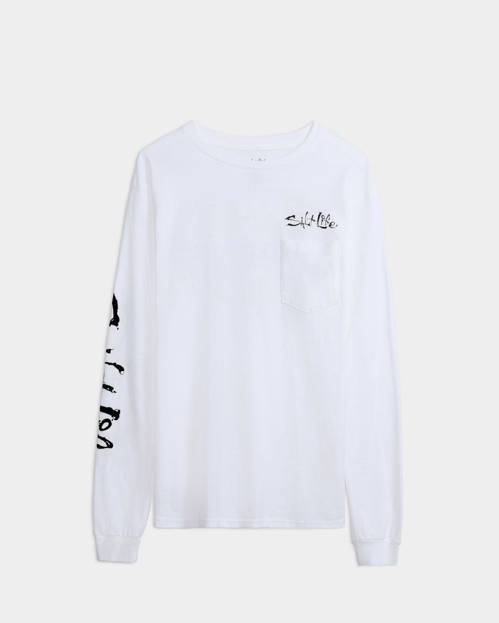 Men's Hook Line and Sinker Fade Long Sleeve Shirt