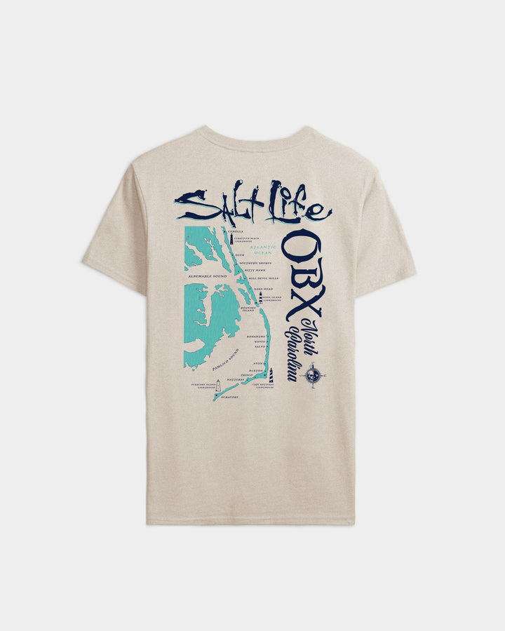 Men’s OBX Map Short Sleeve Tee
