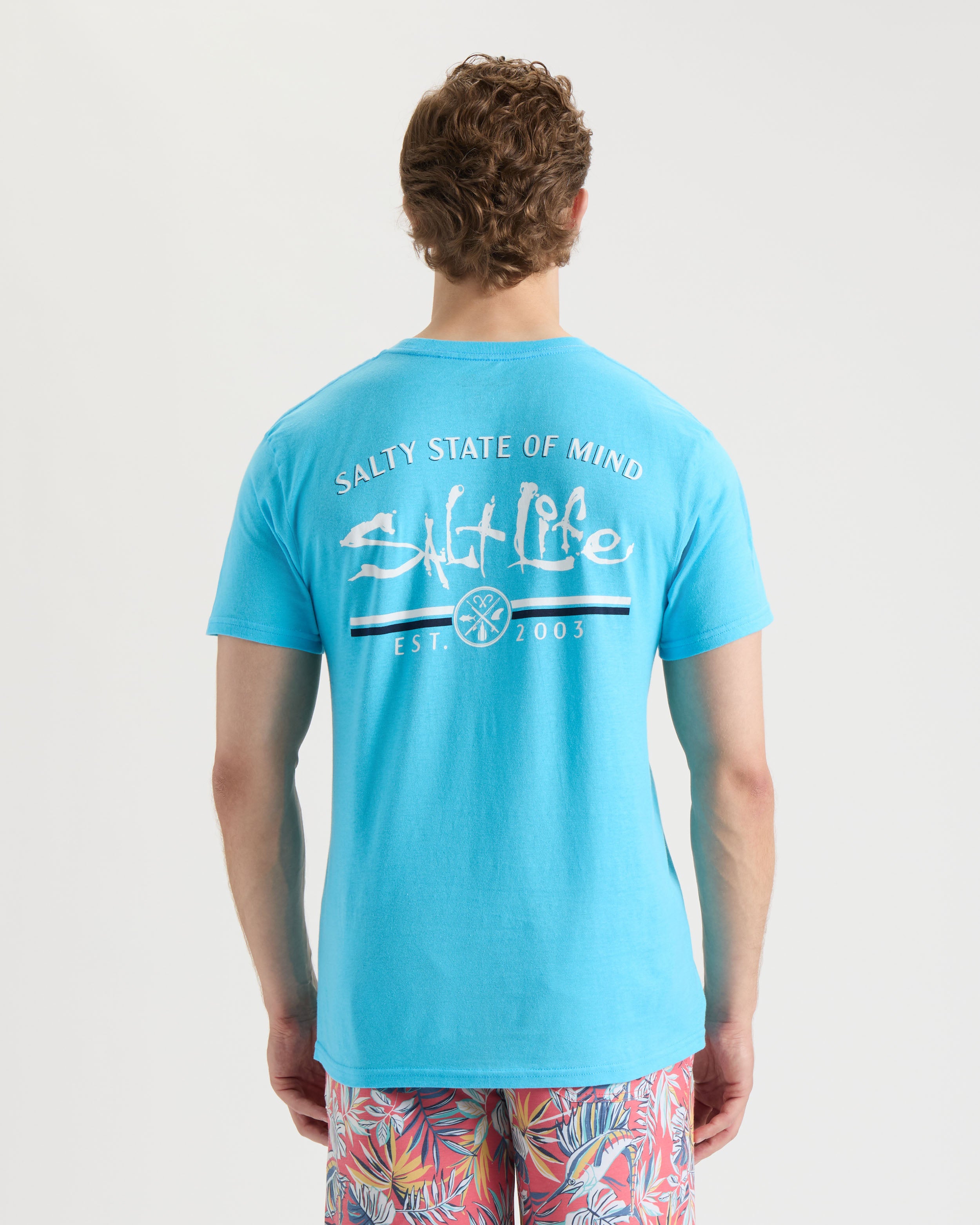 Men's Striated Short Sleeve Tee