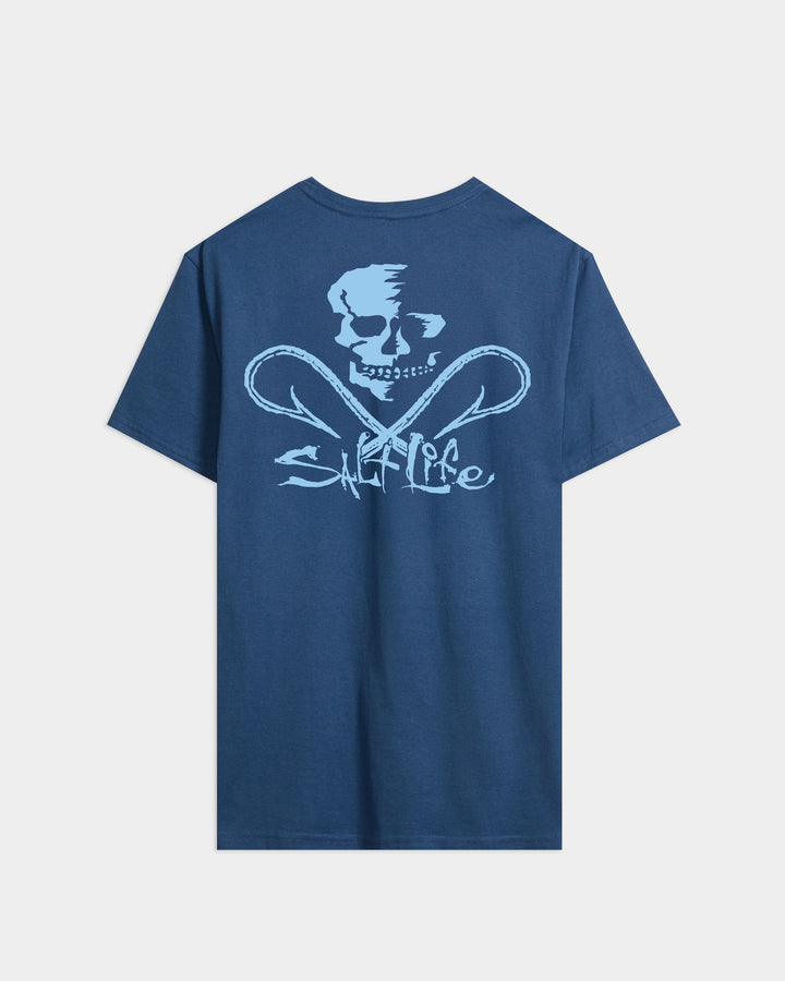 Men's Skull and Hooks Short Sleeve Tee - BIG