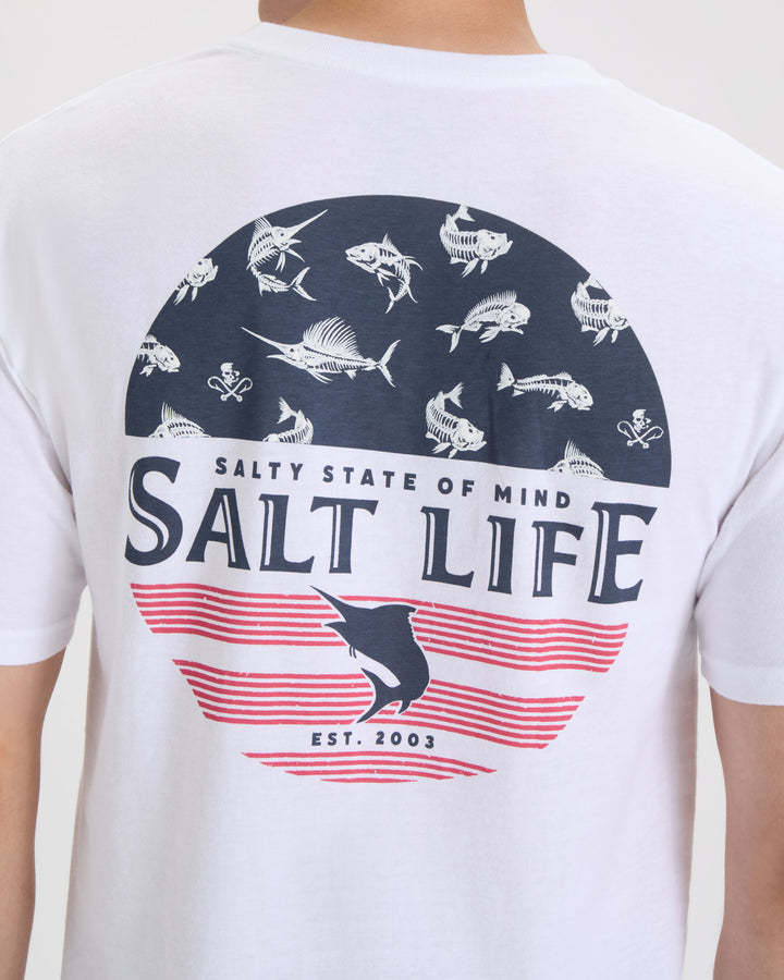 Men's Salty Honor Bones Short Sleeve Tee