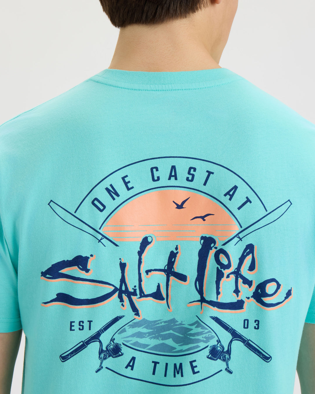 Men’s One Cast At A Time Short Sleeve Tee