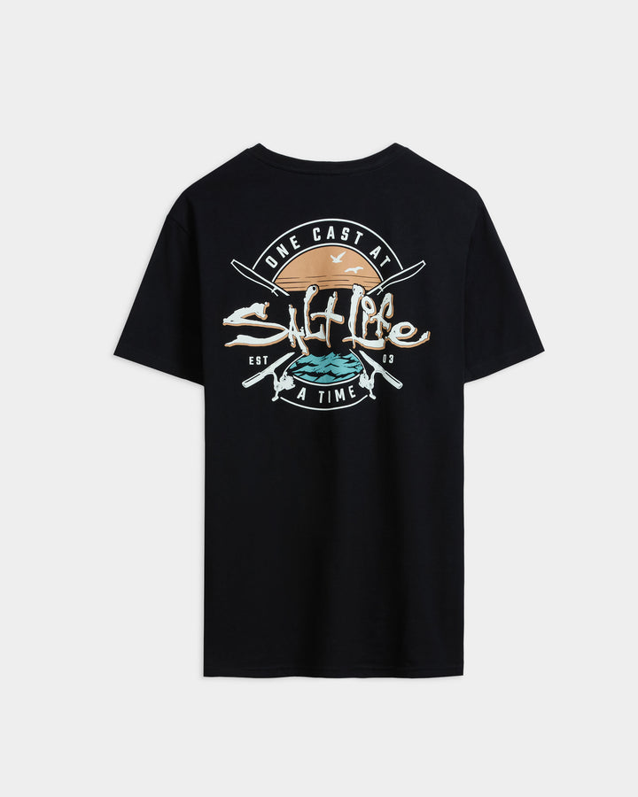 Men’s One Cast At A Time Short Sleeve Tee