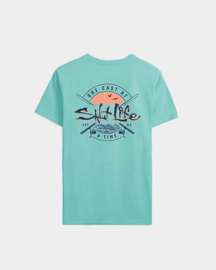 Men’s One Cast At A Time Short Sleeve Tee