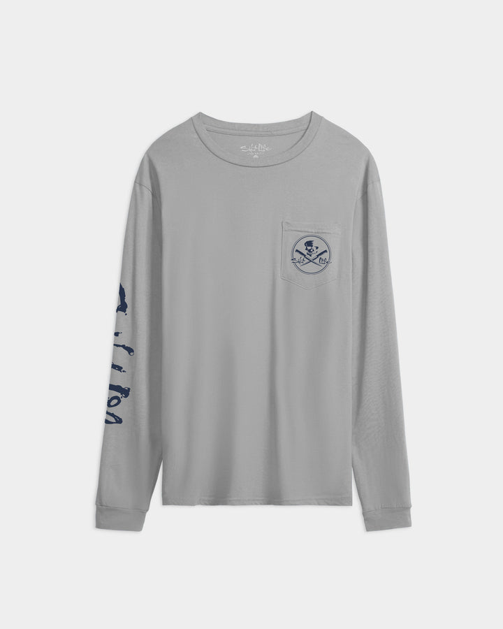 Men’s Skull and Fillet Long Sleeve Tee