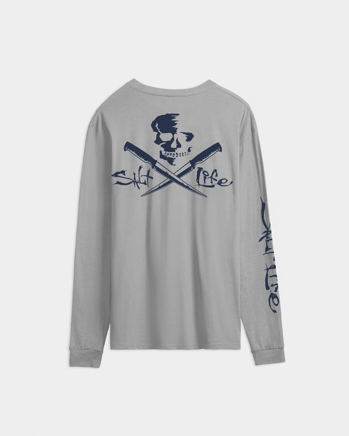 Men’s Skull and Fillet Long Sleeve Tee