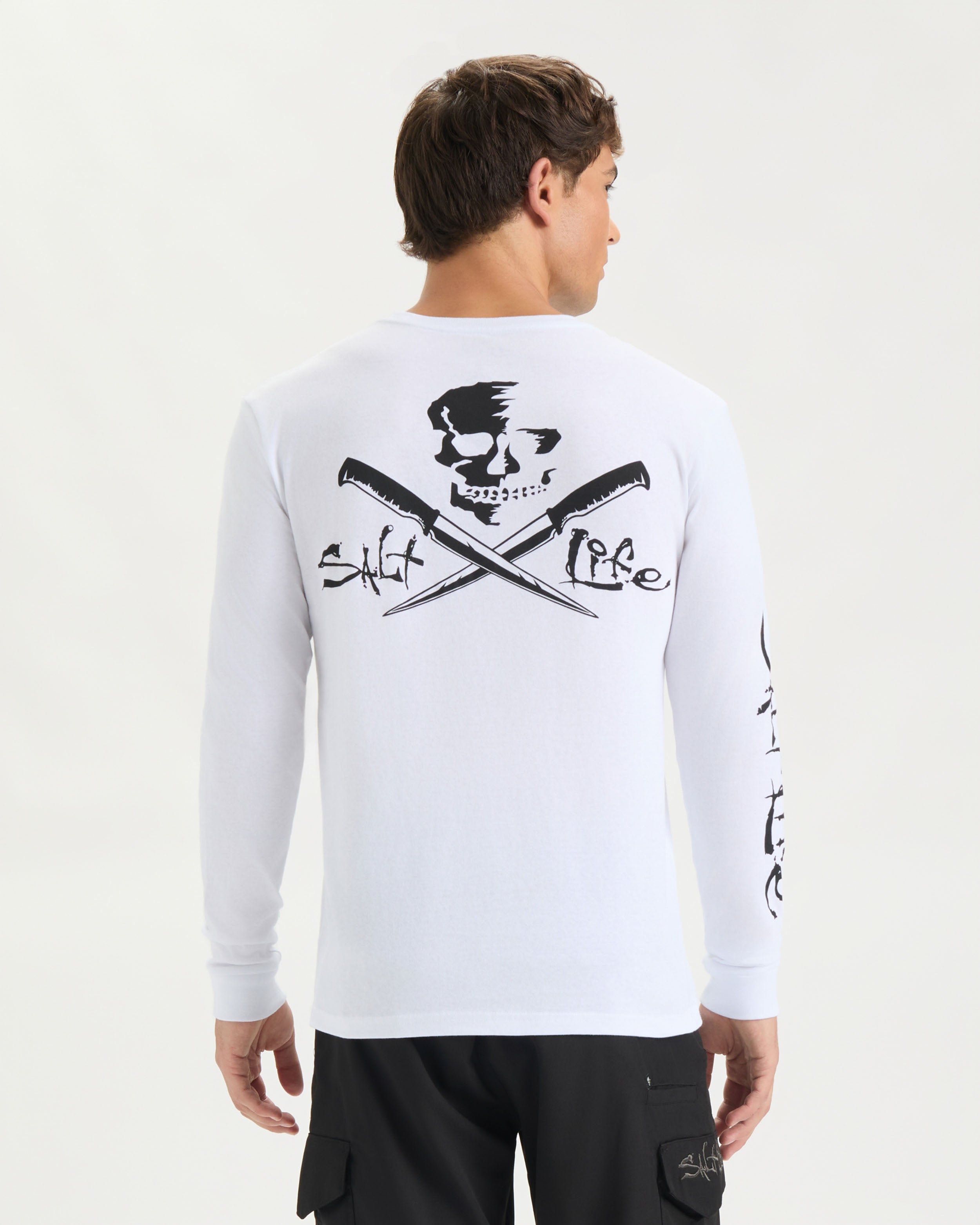 Men's Skull and Fillet Long Sleeve Shirt