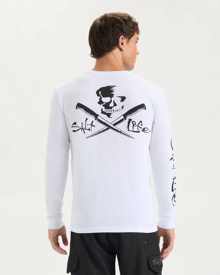Men’s Skull and Fillet Long Sleeve Shirt