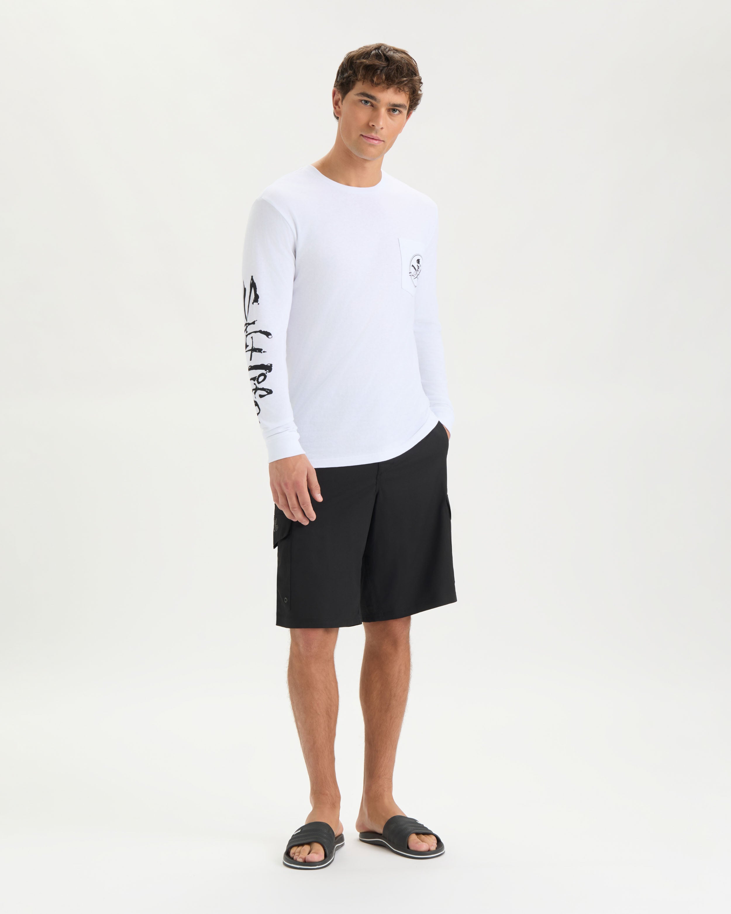 Men's Skull and Fillet Long Sleeve Shirt