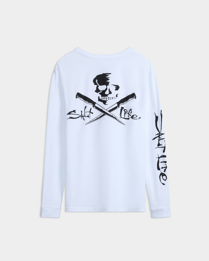 Men’s Skull and Fillet Long Sleeve Shirt
