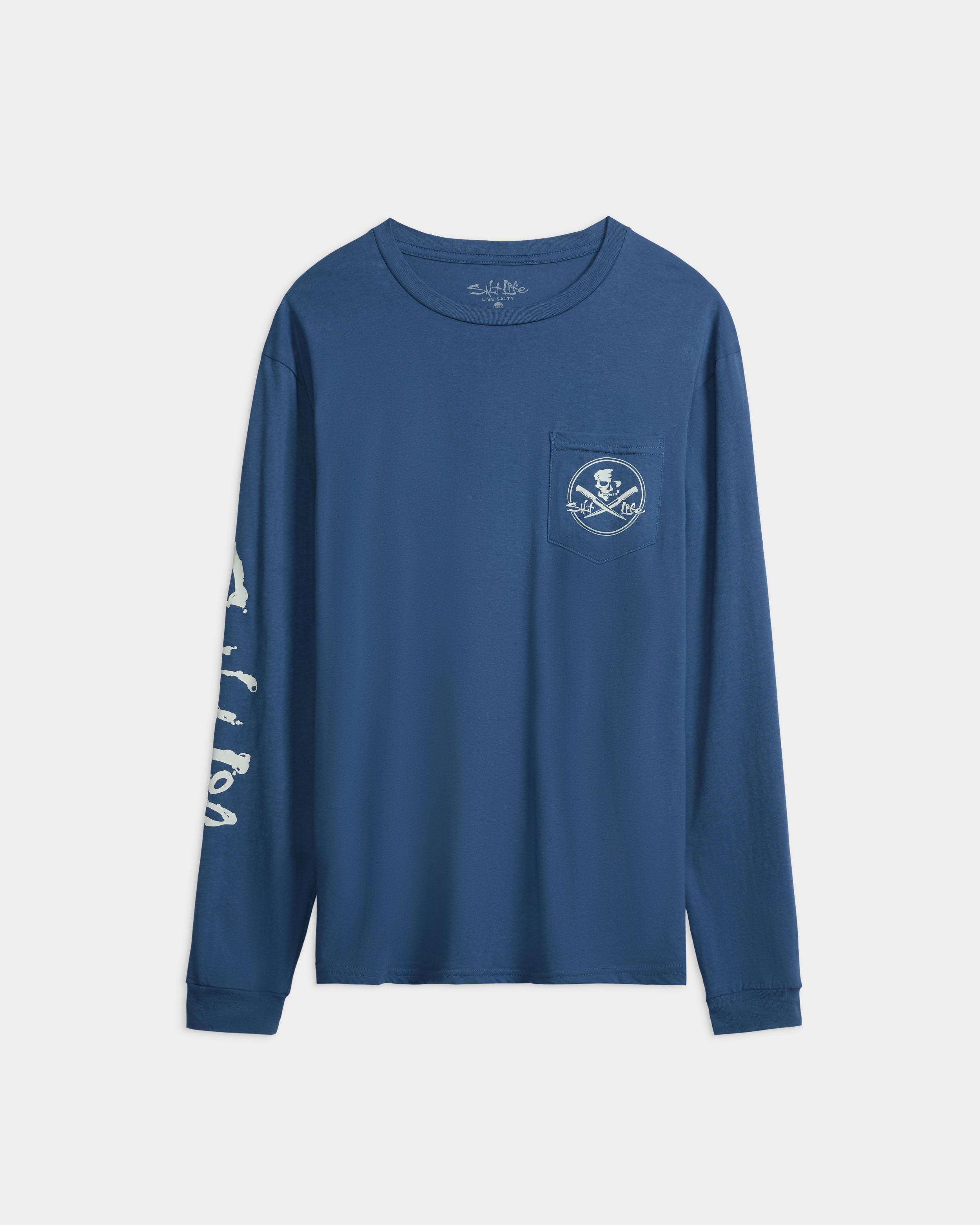 Men's Skull and Fillet Long Sleeve Shirt