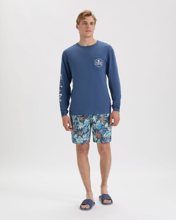 Men’s Skull and Fillet Long Sleeve Shirt