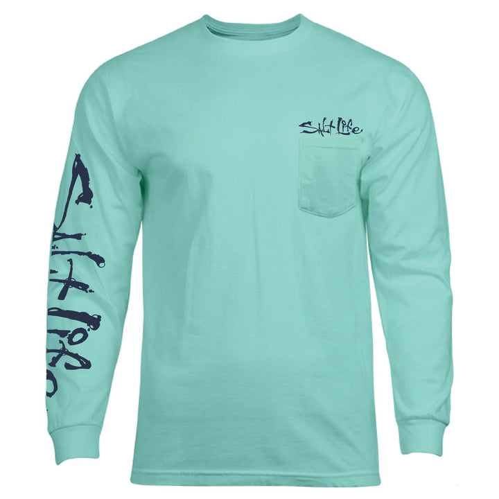 Men's Striated Long Sleeve Shirt