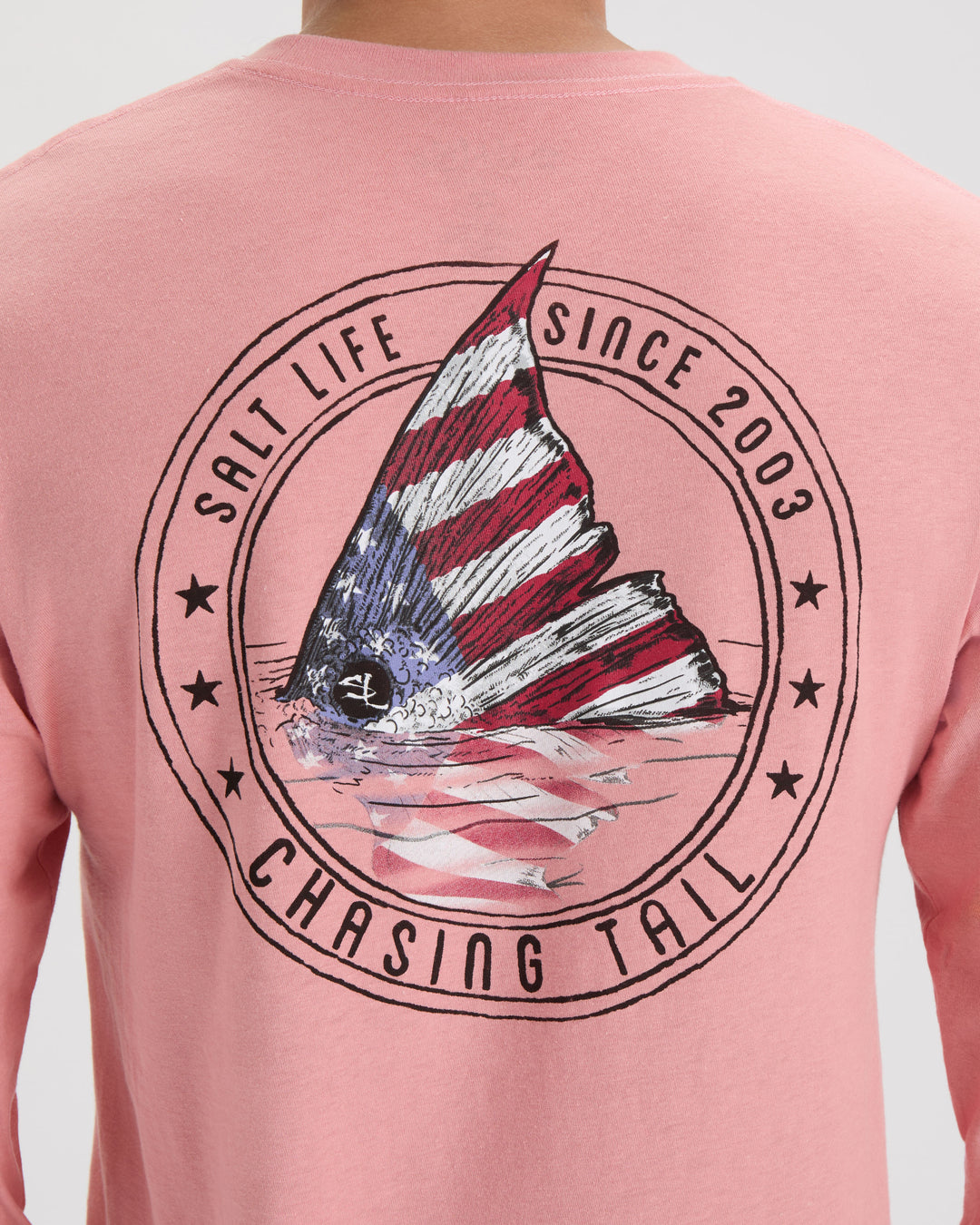 Men's Redfish and Stripes Long Sleeve Shirt