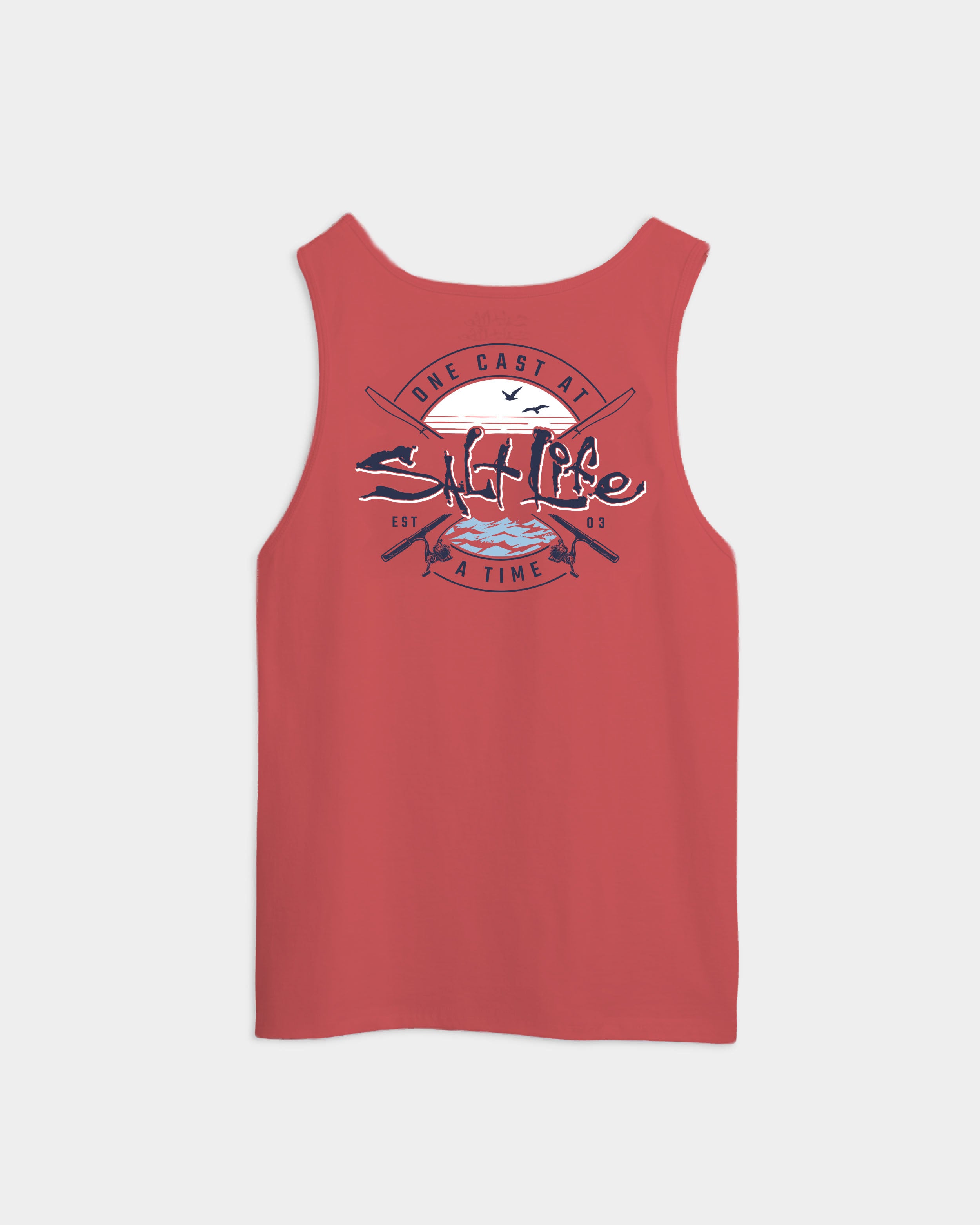 during brave.∞born tank top Sサイズ Men's One Cast At A Time Tank Top