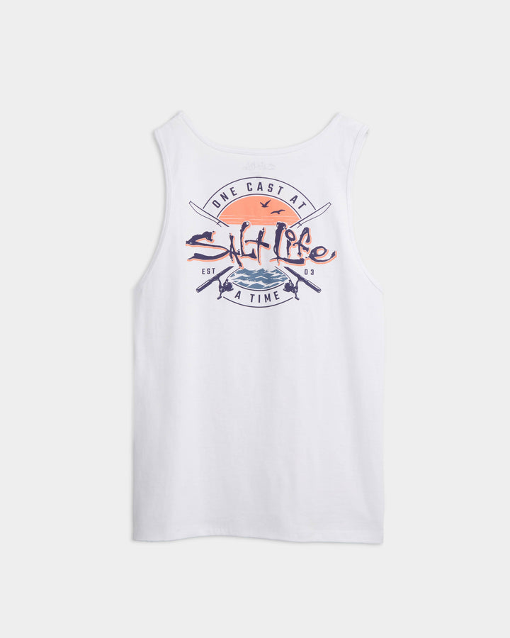 Men’s One Cast At A Time Tank Top