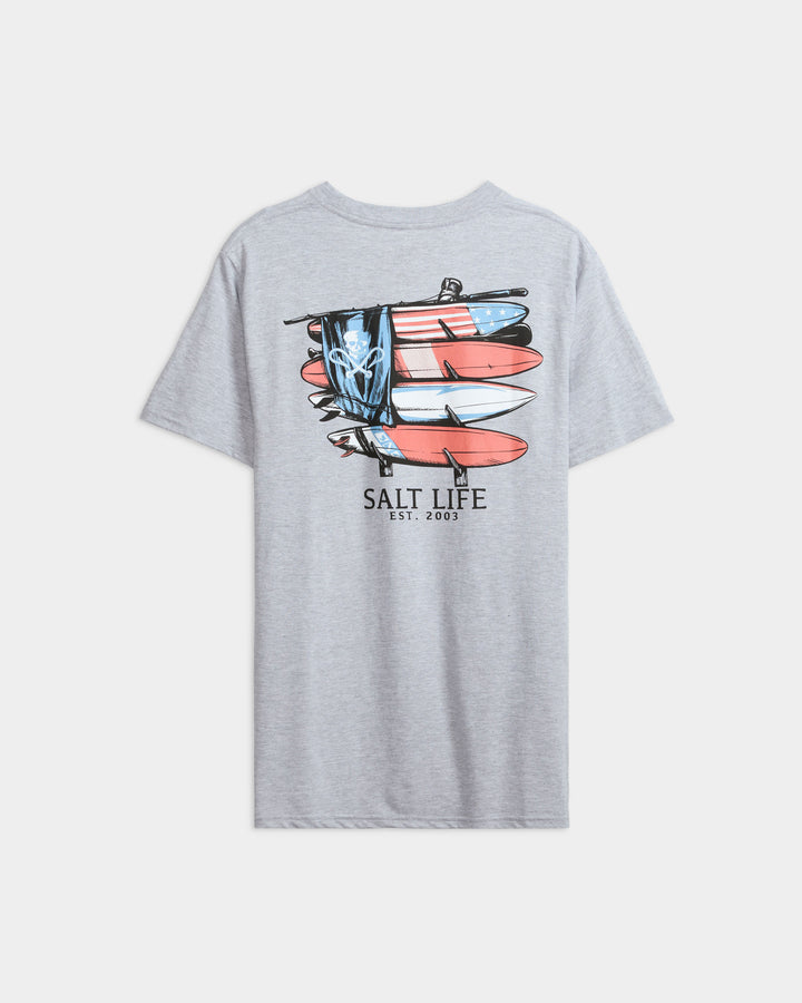 Men's American Quiver Short Sleeve Tee- BIG