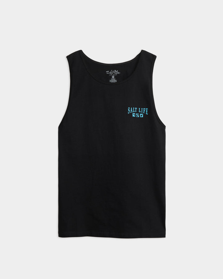 Salt Life - Men's Sea to Sea Tank Top, Black Salt Life - Men's Sea to Sea Tank Top, Black