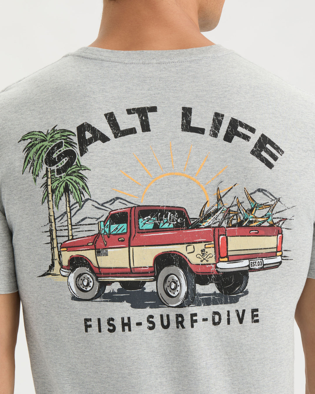 Men’s Trucks and Tail Short Sleeve Tee