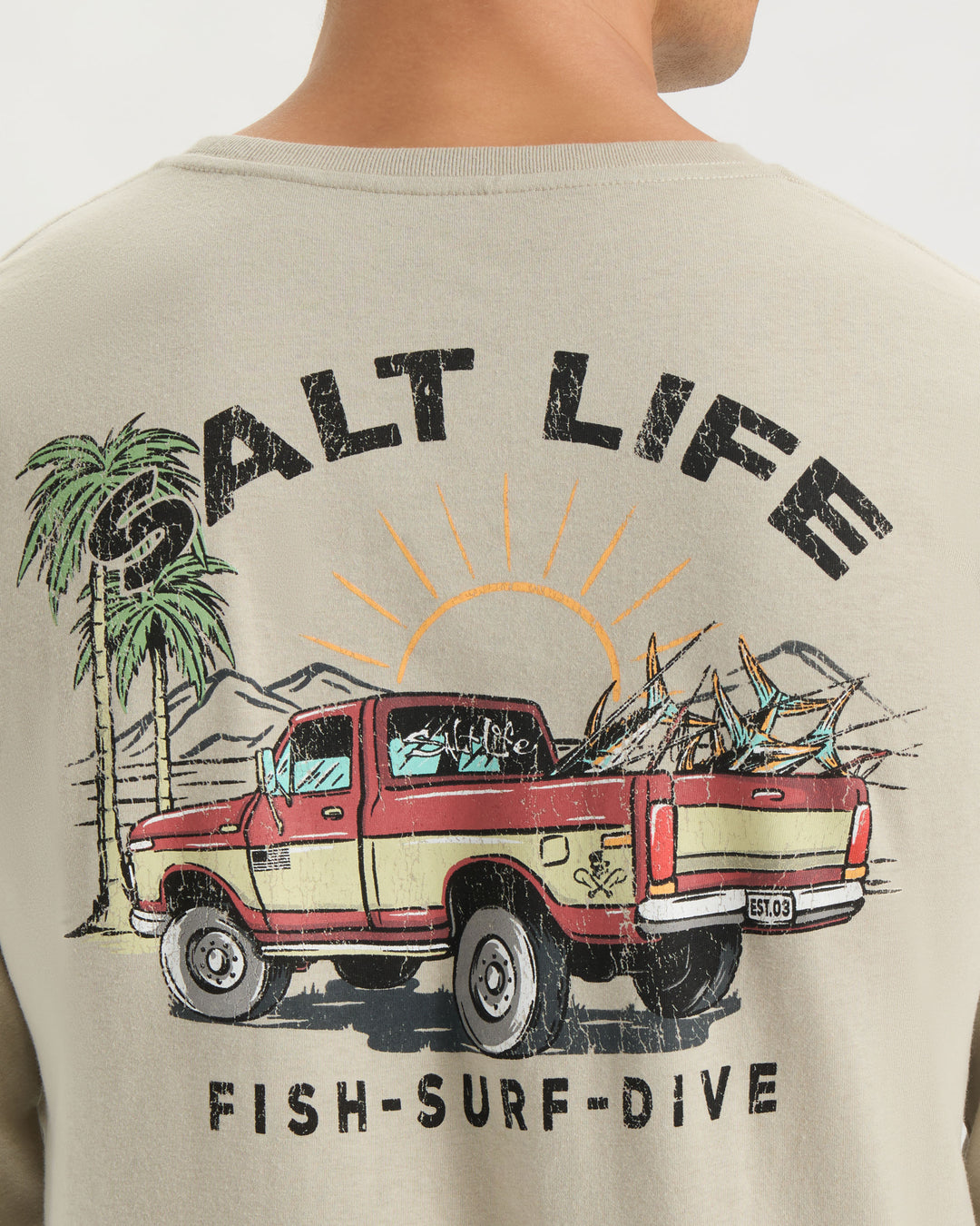 Men’s Truck and Tail Long Sleeve Shirt