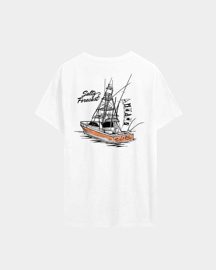 Men’s Salty Forecast Boat Short Sleeve Tee