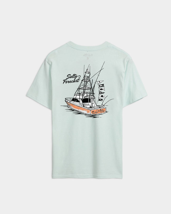 Men’s Salty Forecast Boat Short Sleeve Tee