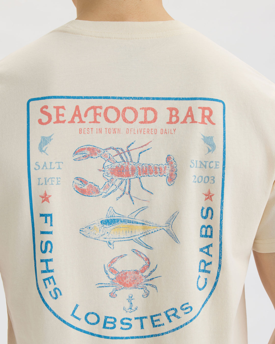 Men’s Seafood Bar 30’s Tee