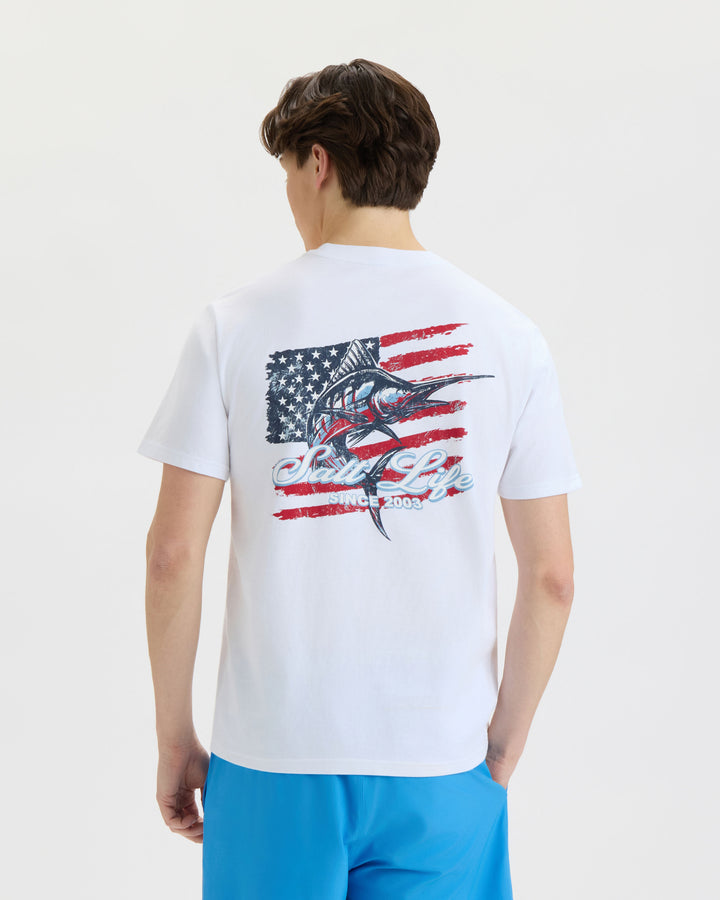 Men’s Marlin Nation 30’s Tee