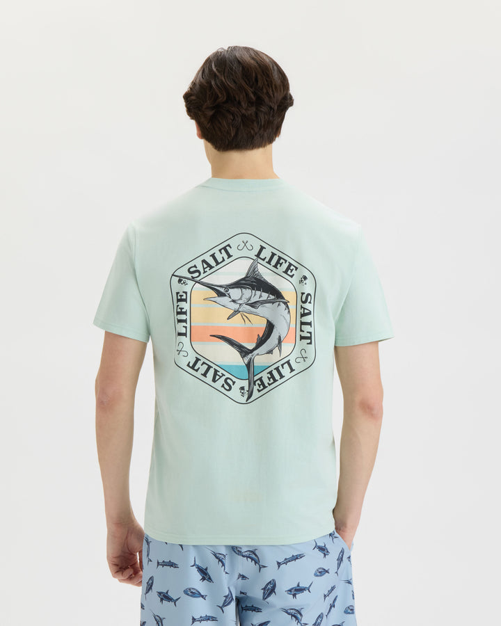 Men’s Sunset Billfish 30’s Tee