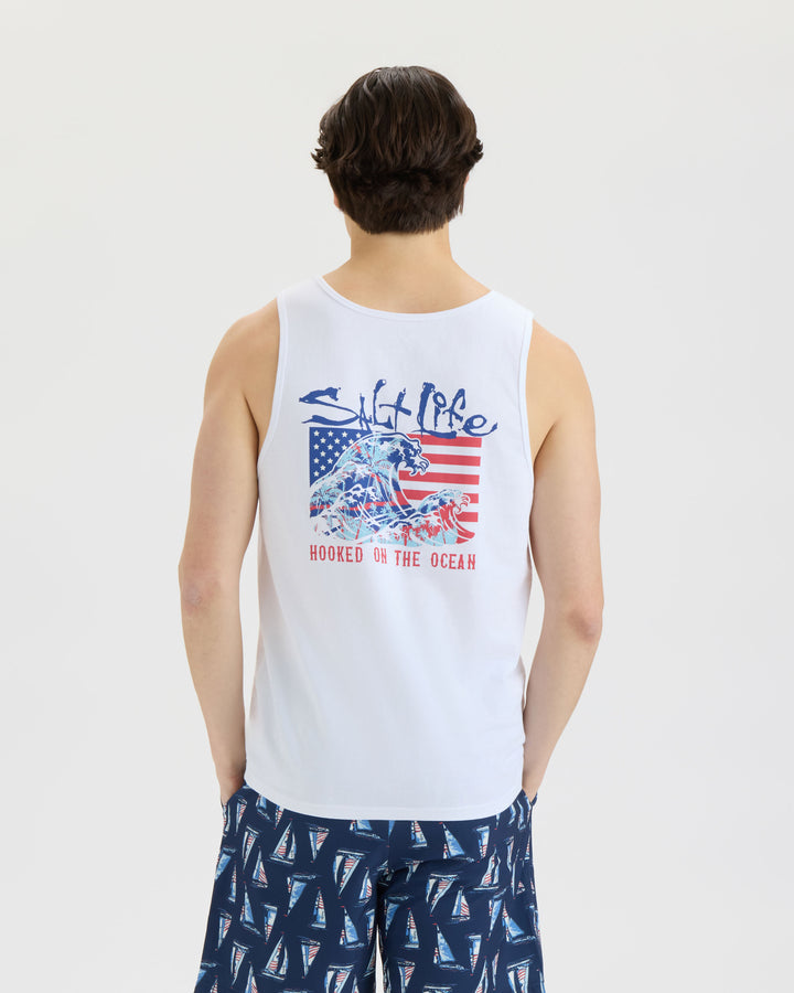 Men’s Stars & Surf 30’s Tank