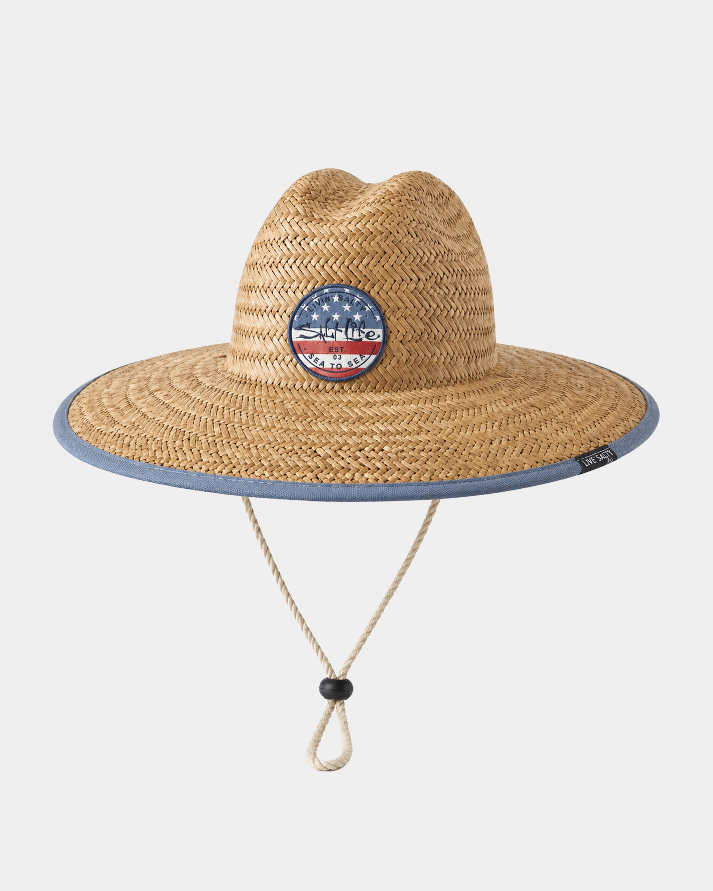 Sea, Stars & Striped Straw Hat