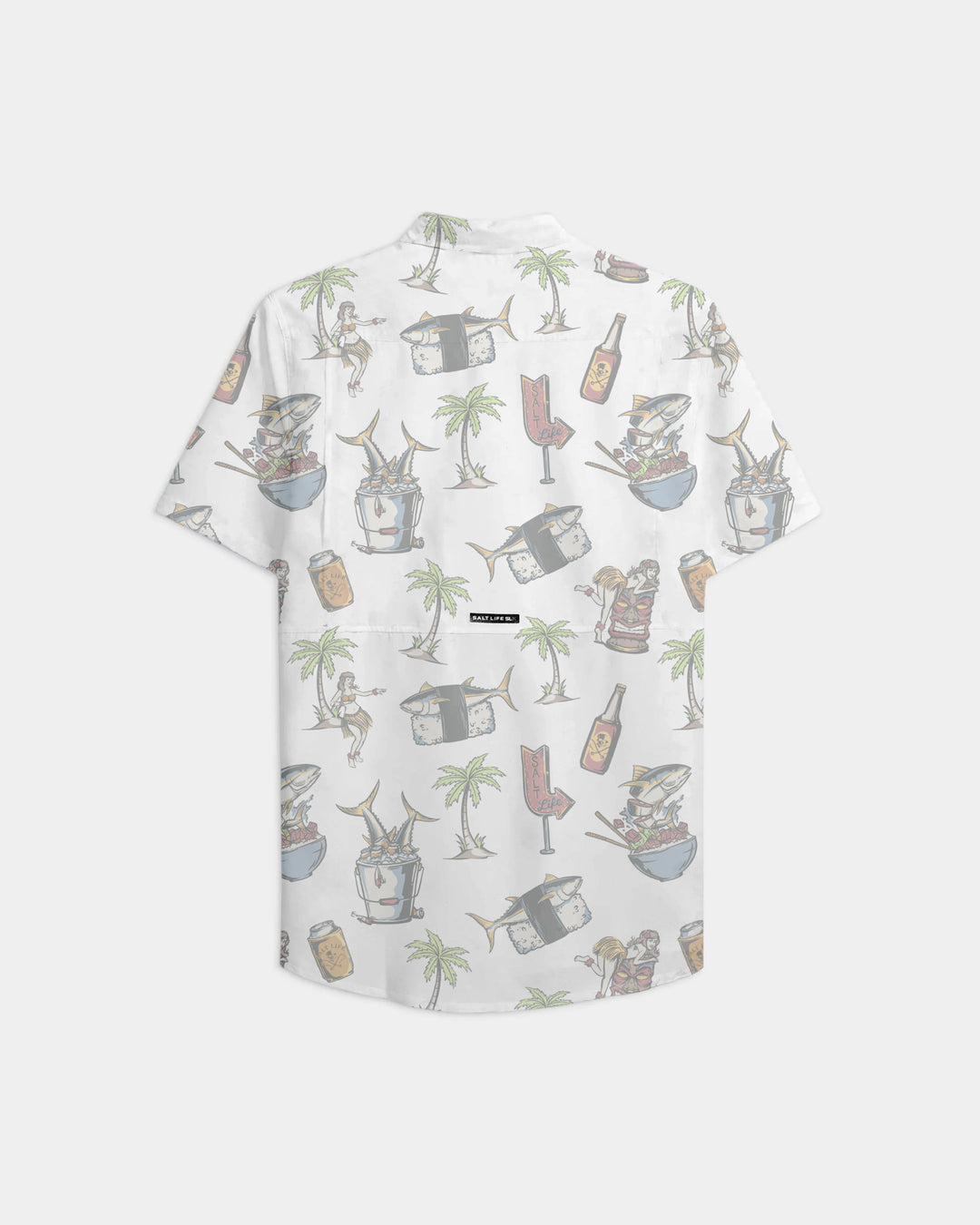 Men's Poke Night Woven Short Sleeve Shirt