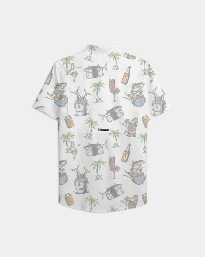 Men's Poke Night Woven Short Sleeve Shirt