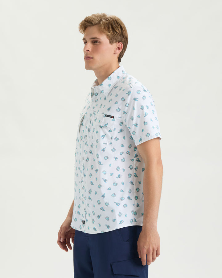 Men's Crustacean Life Woven Shirt