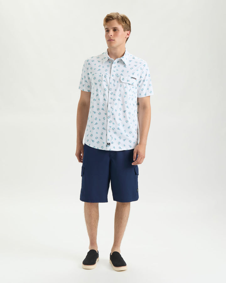 Men's Crustacean Life Woven Shirt