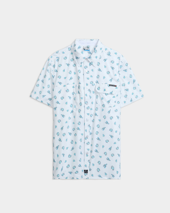 Men's Crustacean Life Woven Shirt