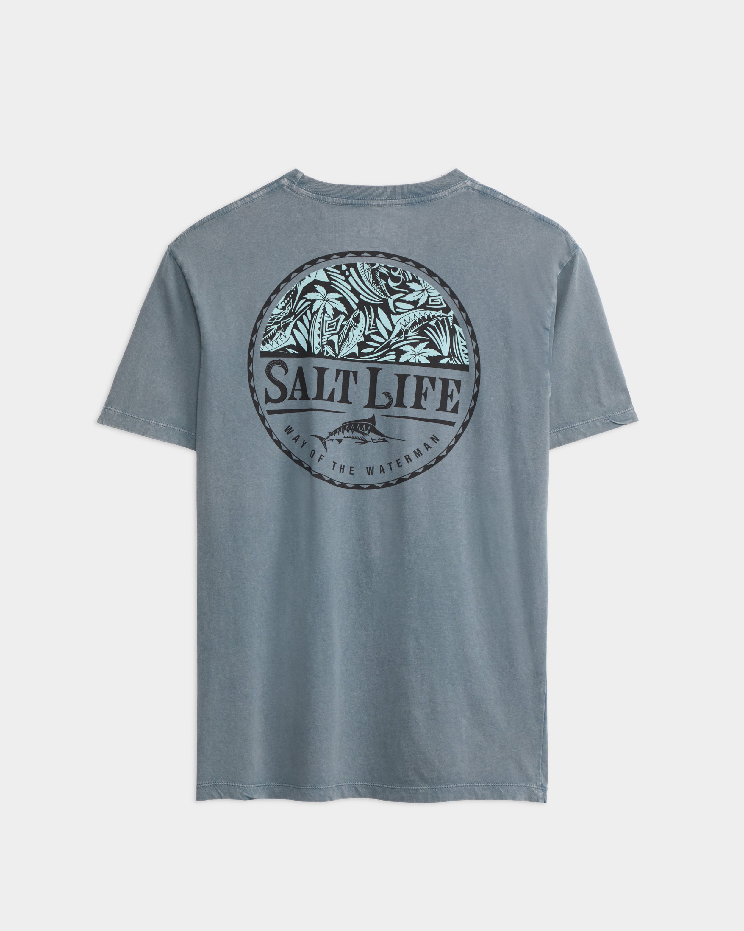 はみchan☆アリシアスタン SALTY FADE Logo Tee Stay Salty T-Shirt – Salty Grit