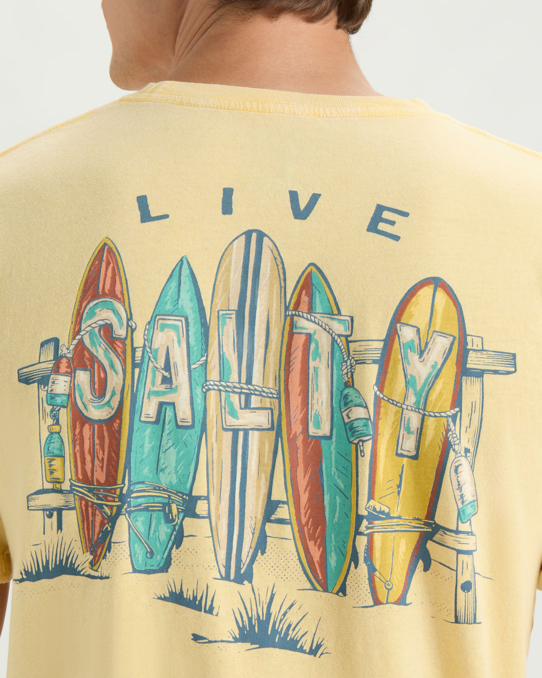Men’s Salty Lineup Short Sleeve Tee