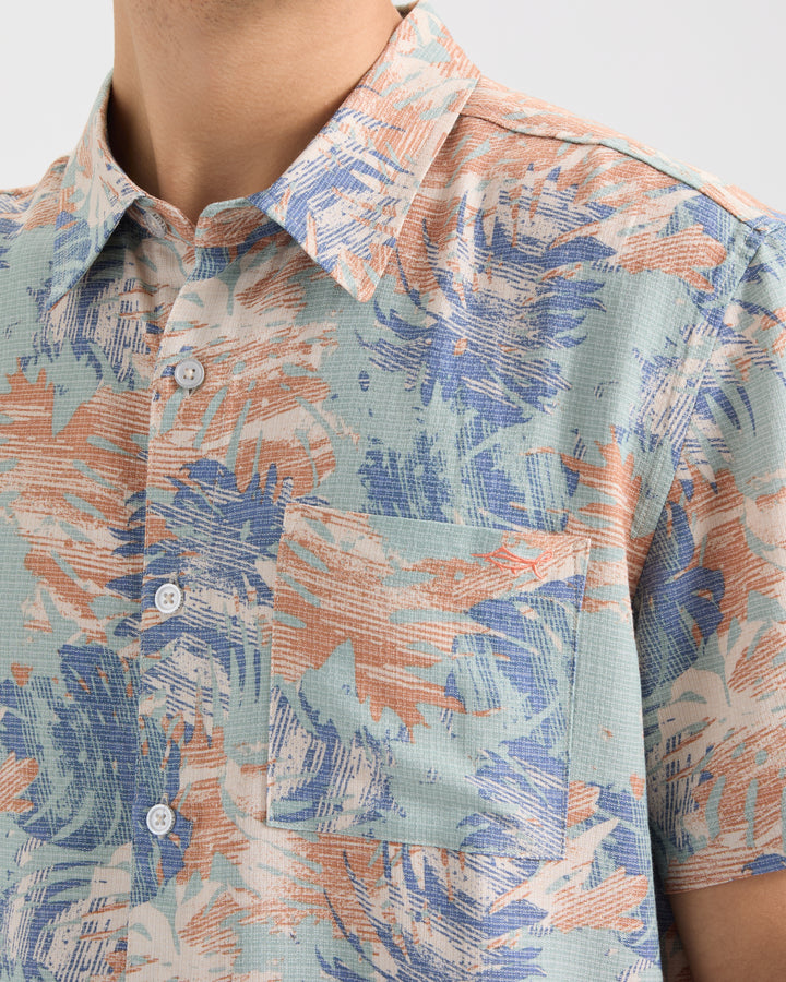 Salt Life - Mens On Another Holiday Short Sleeve Woven Shirt, Sagebrush - L Salt Life - Mens On Another Holiday Short Sleeve Woven Shirt, Sagebrush - L