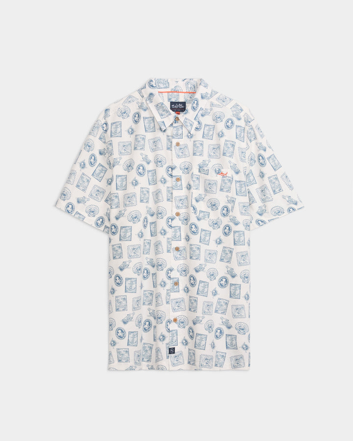 Men’s Voyager’s Stamps Performance Woven Shirt