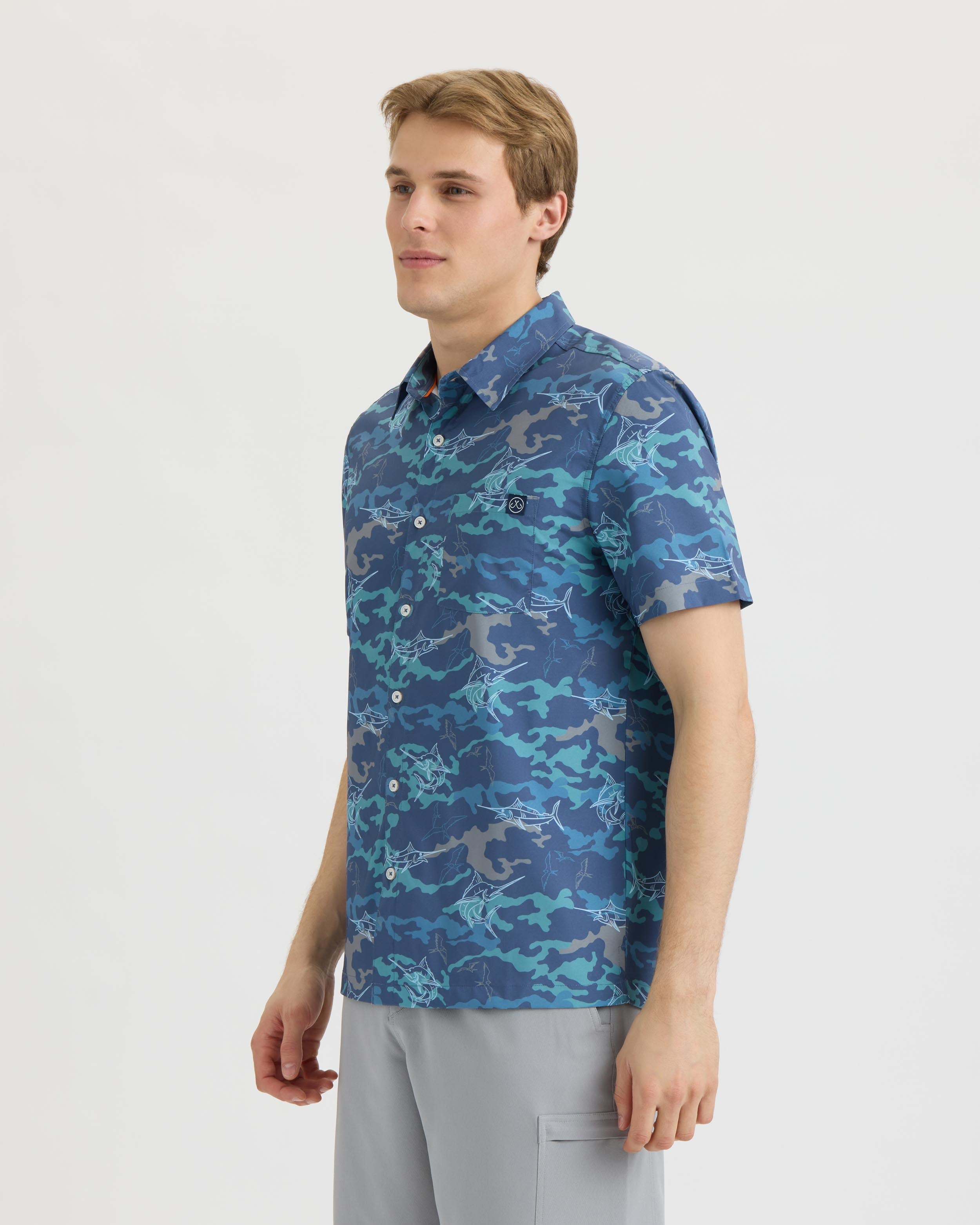Men's Frigate Stealth SLX Performance Woven Shirt
