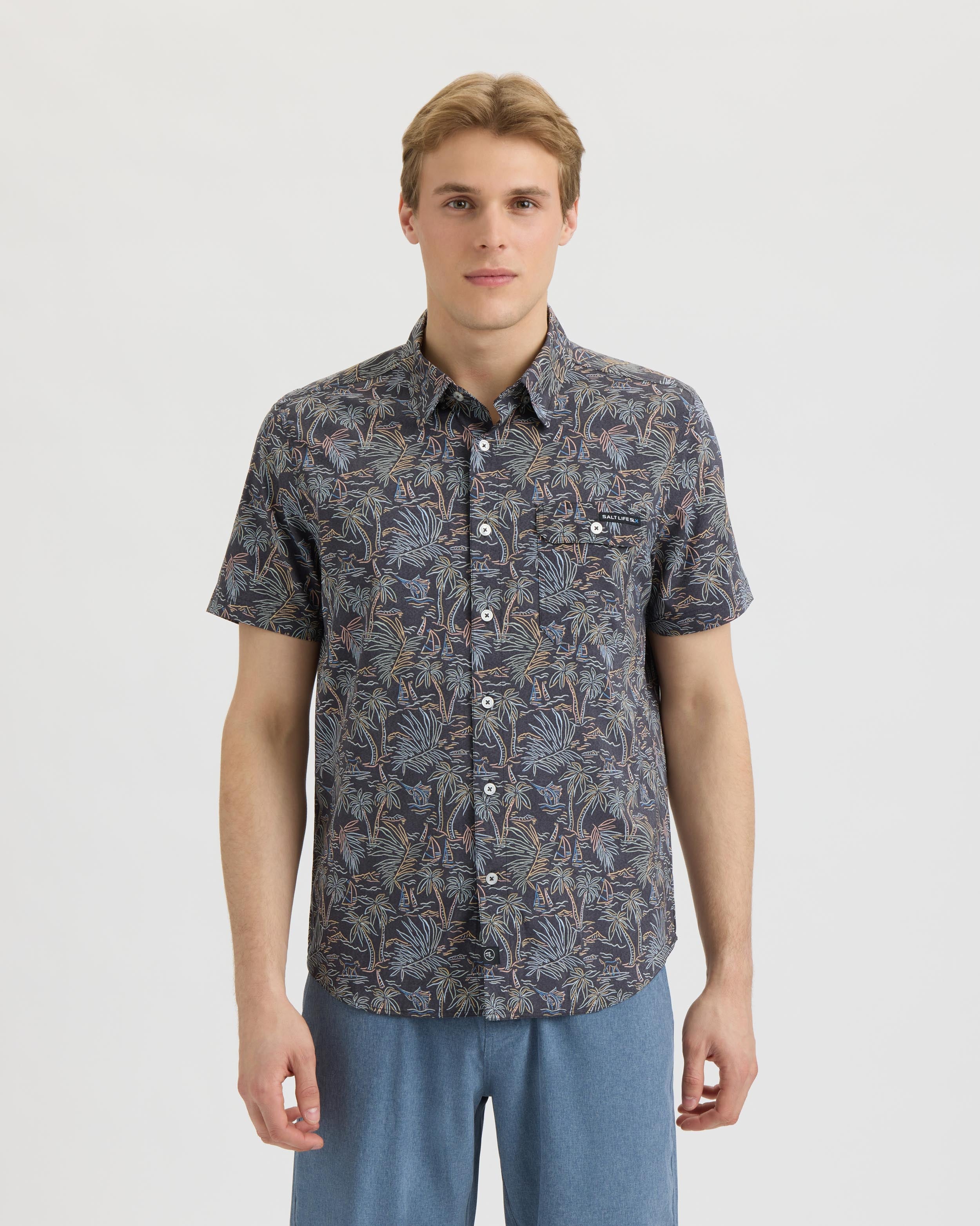 Men's Tropical Sunday SLX Performance Woven Shirt