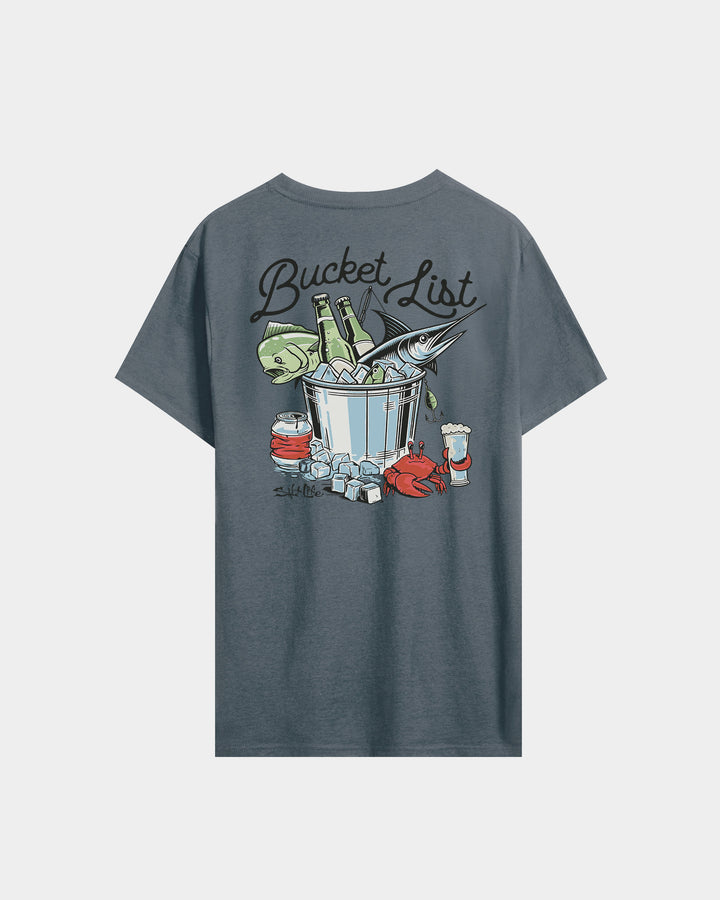 Men’s Bucket List Salt Wash Tee