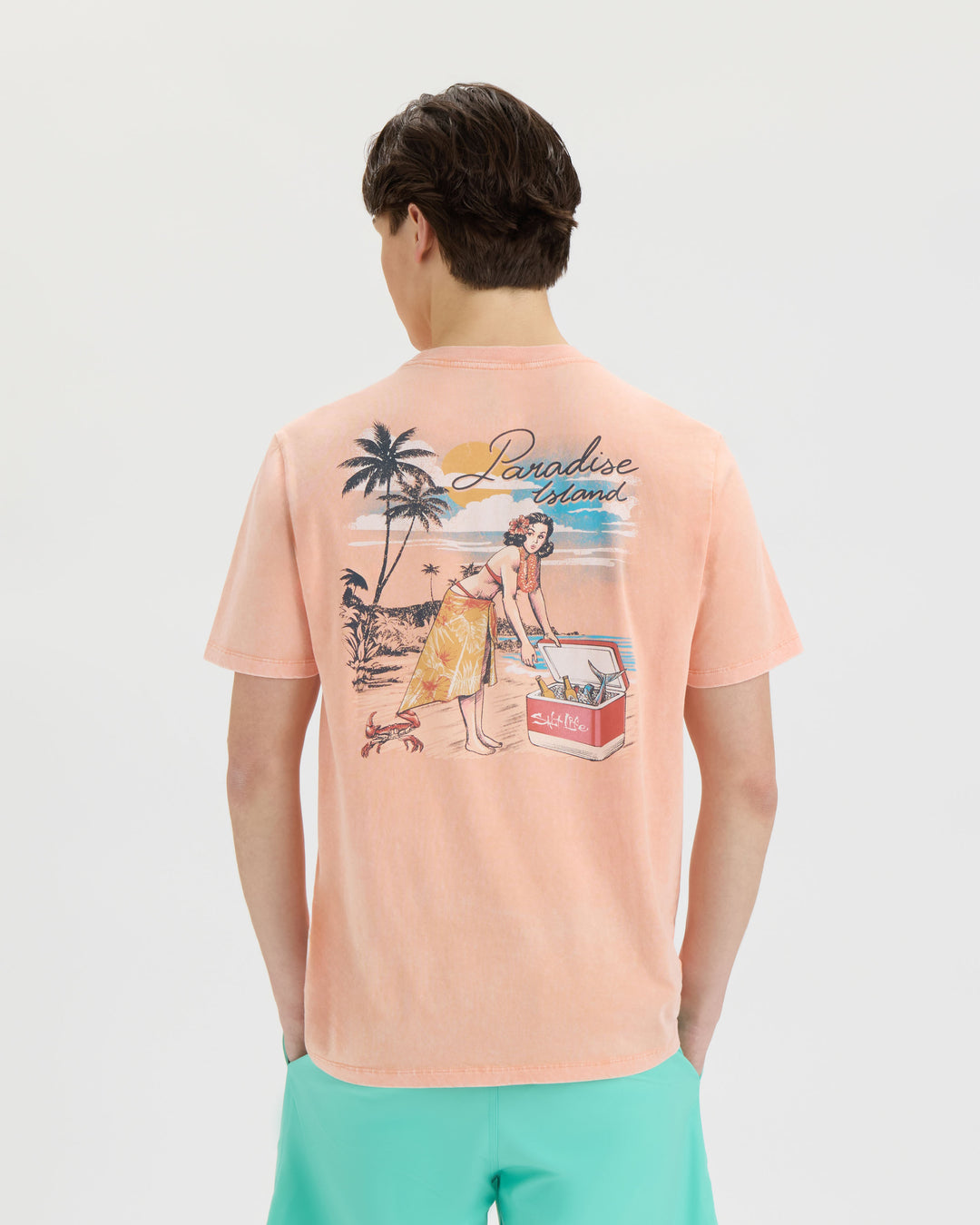 Men’s Pin Up Salt Wash Tee