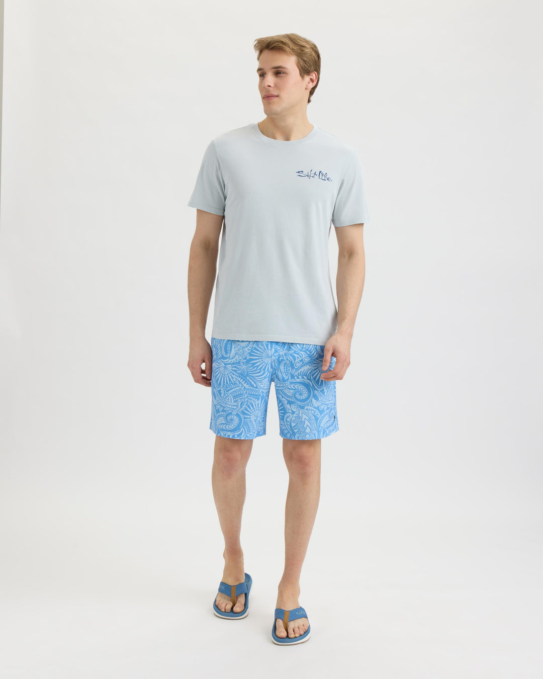 Men’s Sharks Americana Salt Wash Tee