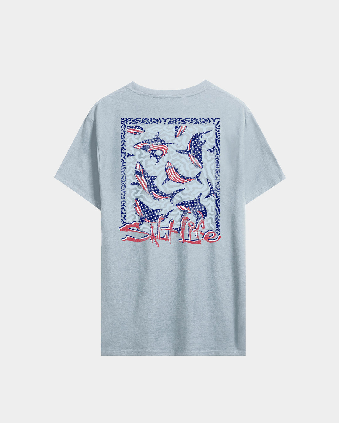 Men’s Sharks Americana Salt Wash Tee