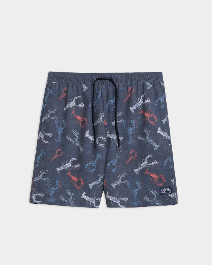 Men’s Harbor Claws Printed Volley Boardshorts