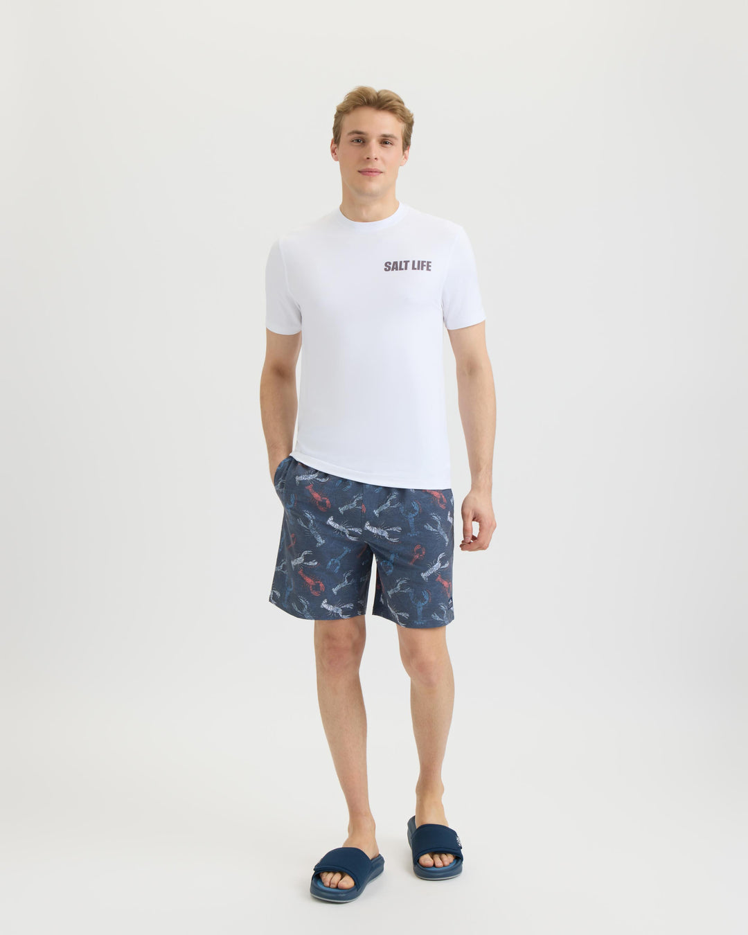 Men’s Harbor Claws Printed Volley Boardshorts