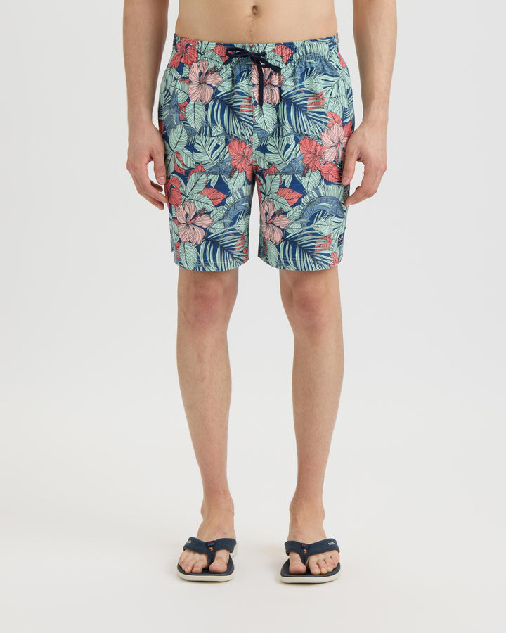 Men's Sailfish Blossom Printed Volley Boardshorts
