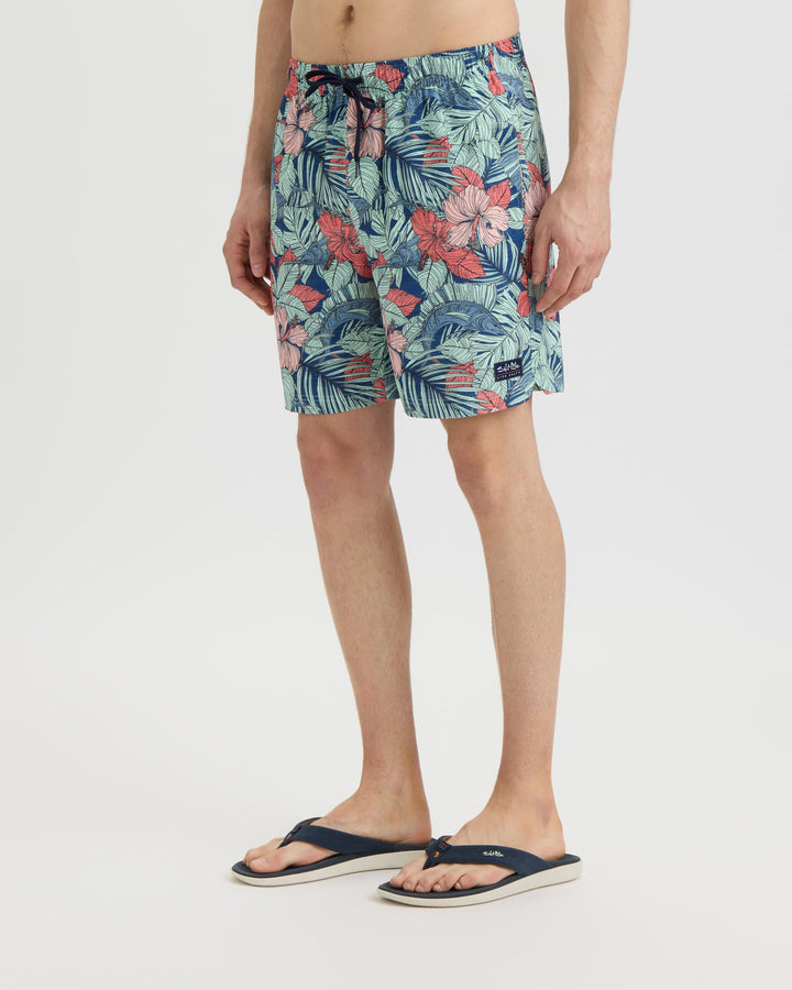 Men's Sailfish Blossom Printed Volley Boardshorts
